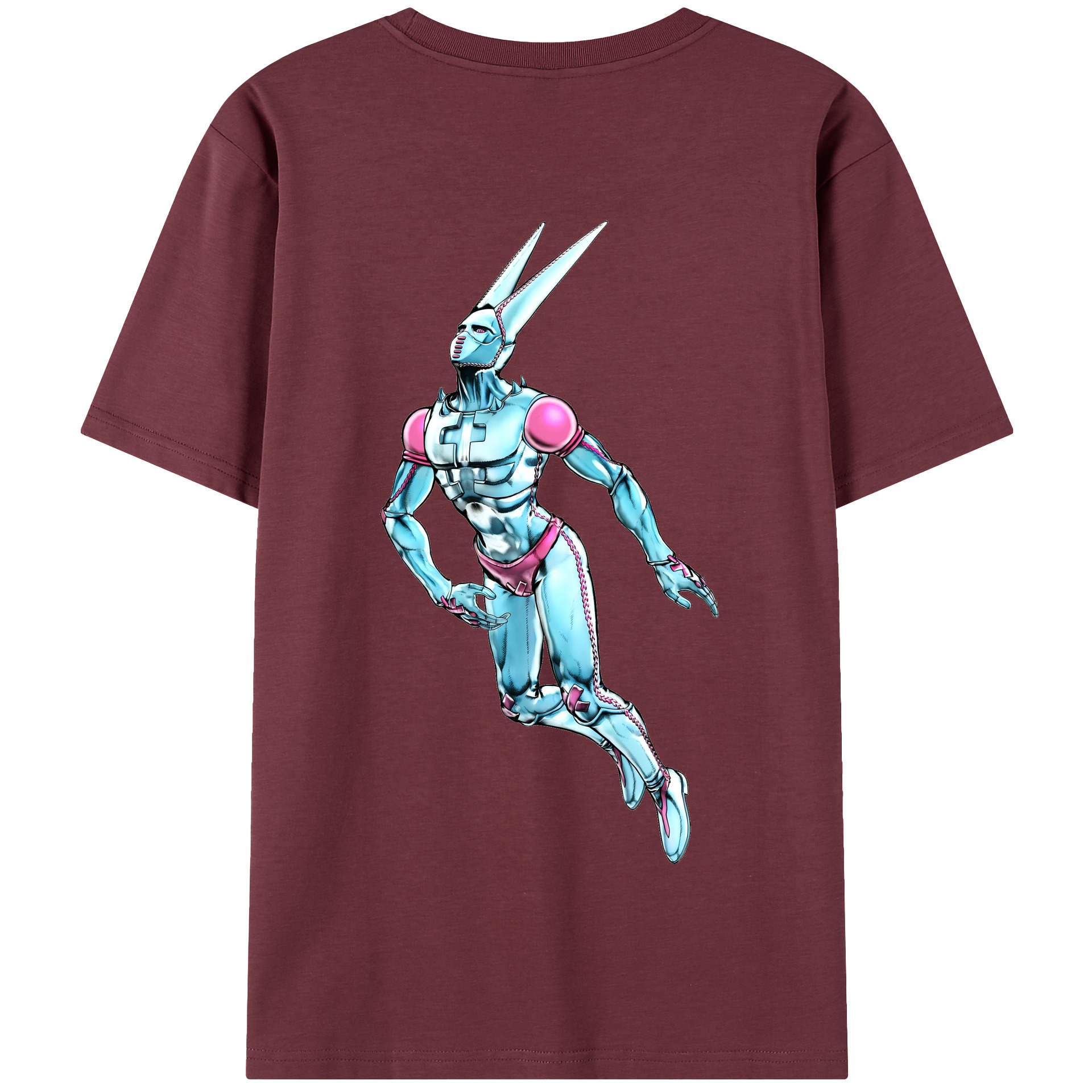 （画像用） ジョジョの奇妙な冒険 JoJo's Bizarre Adventure 綿100％半袖Tシャツ（背面プリント）